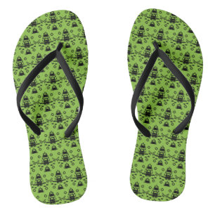 Britische Narrowboat-Geschenke Flip Flops