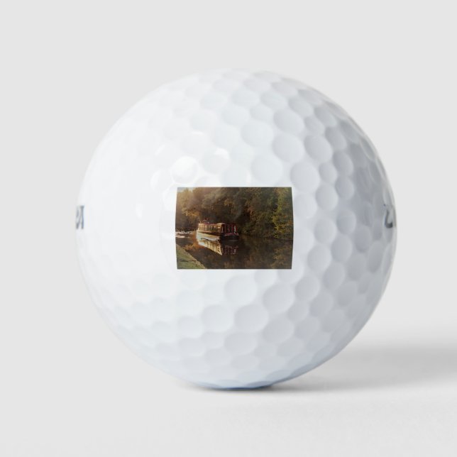 Britische Narrowboat-Malerei Golfball (Vorderseite)