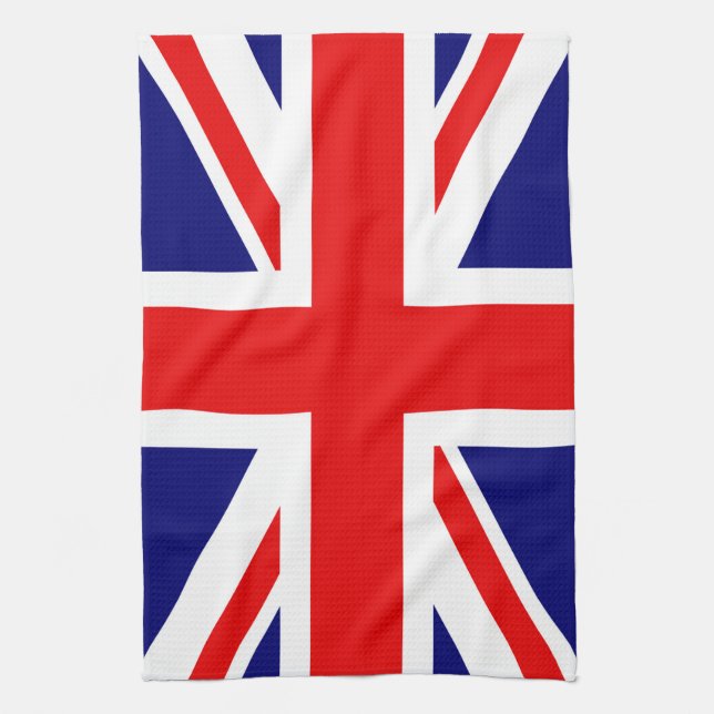 Britische Nationalflagge - Union Jack Geschirrtuch (Vertikal)