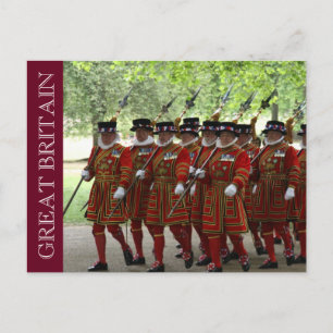 Britische Nationalgarde Postkarte