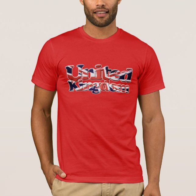 Britische Patriotische Union Jack, Gewerkschaft Fl T-Shirt (Vorderseite)