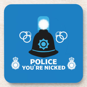 Britische Polizei Geschenke Und Accessoires Latte  Getränkeuntersetzer