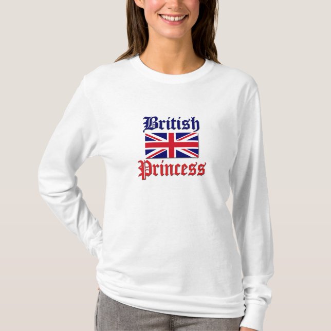 Britische Prinzessin T-Shirt (Vorderseite)
