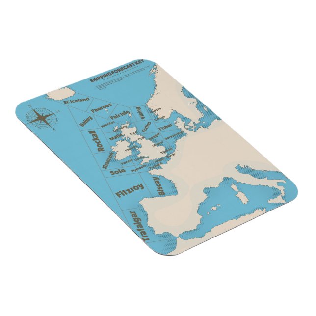 Britische Prognosen für die Schifffahrt Magnet (Rechte Seite)