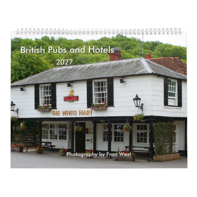 Britische Pubs und Hotels 2027 Kalender (Titelbild)
