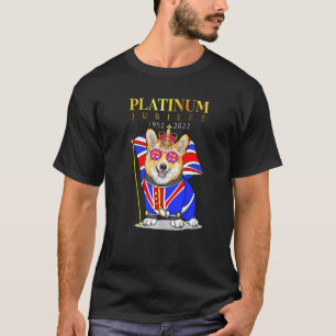 Britische Queen Monarchie Platin-Jubiläum Union Ja T-Shirt