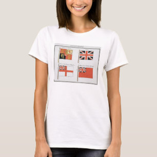 Britische Seeflaggen, von einem französischen Buc T-Shirt