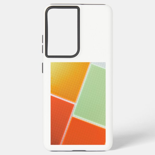 Britische Sehenswürdigkeiten und Symbole sind krea Samsung Galaxy Hülle (Rückseite)