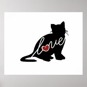 Britische Shorthair Liebe Poster