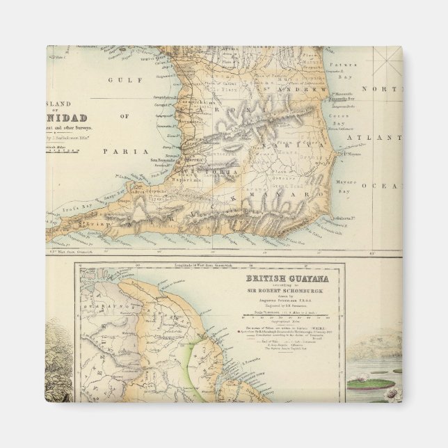 Britische Sitzungen an der Nordostküste Magnet (Vorne)