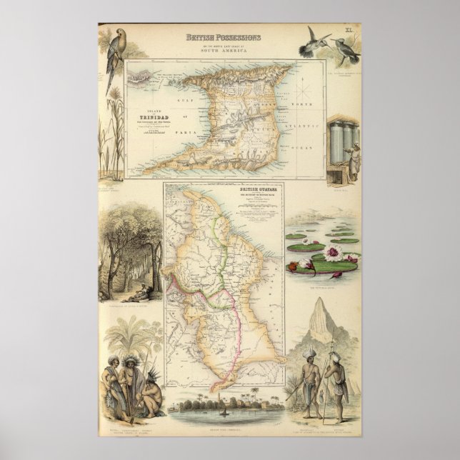 Britische Sitzungen an der Nordostküste Poster (Vorne)