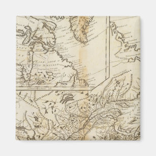 Britische Sitzungspositionen in Nordamerika 2 Magnet