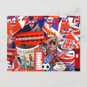Britische Souvenirs Postkarte