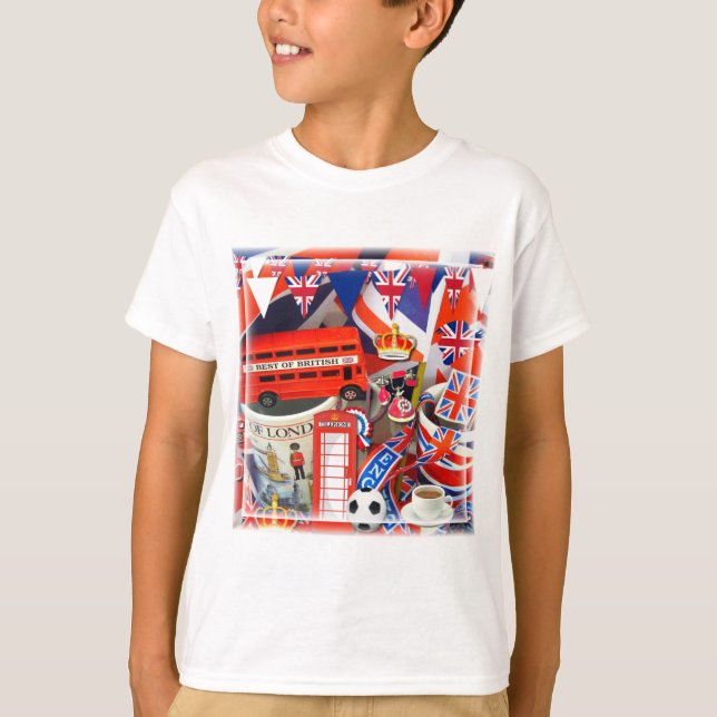 Britische Souvenirs T-Shirt (Vorderseite)