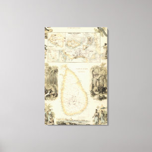 Britische Staatssessions im Indischen Meer Leinwanddruck