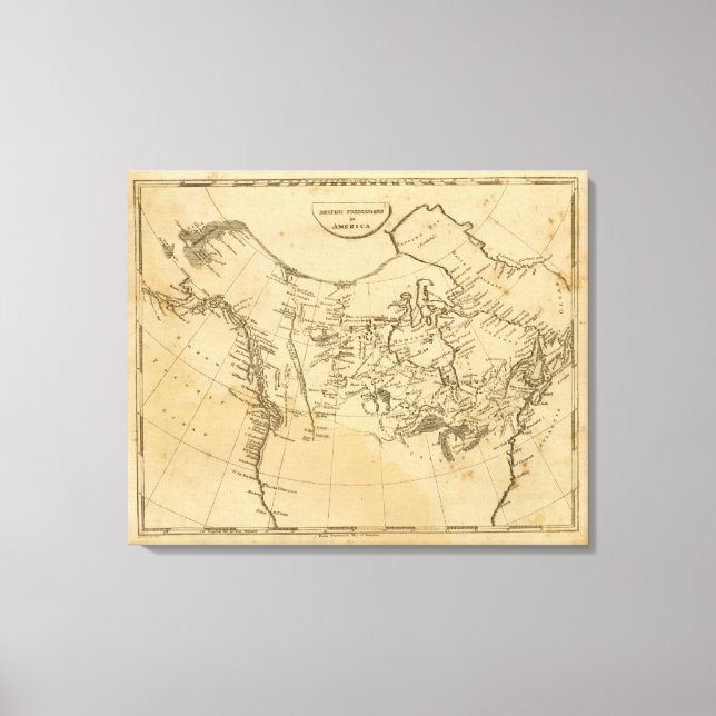 Britische Staatssessions in Amerika Leinwanddruck (Vorderseite)