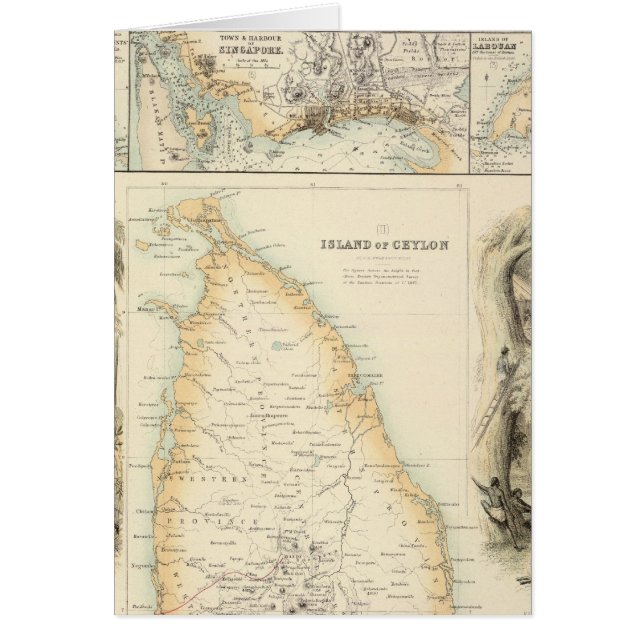 Britische Staatssessions in der Indischen See (Vorne)