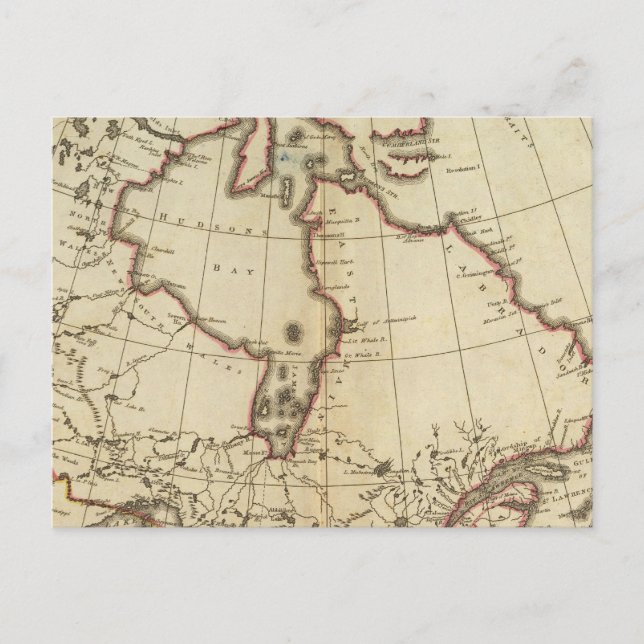 Britische Staatssessions in Nordamerika Postkarte (Vorderseite)