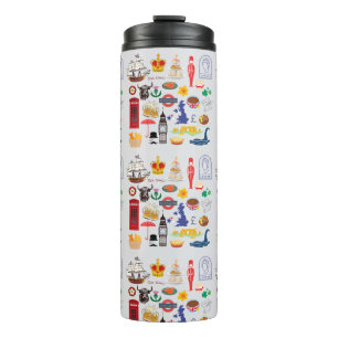 Britische Symbole Thermosbecher