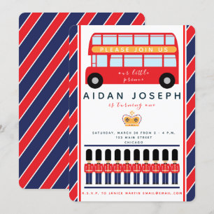 Britische themenorientierte Einladung