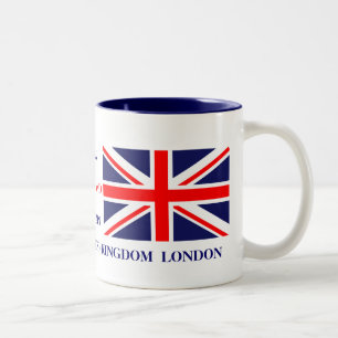 Britische Union Jack Britain Flagge Zweifarbige Tasse