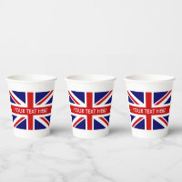 Britische Union Jack English Stolz Feier Party