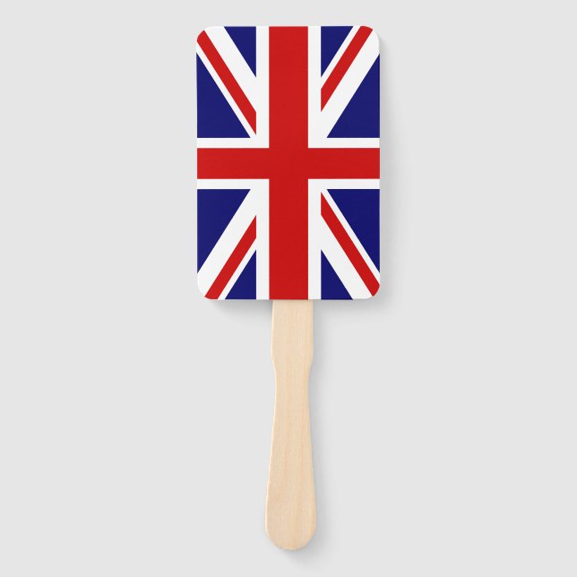 Britische Union Jack Flag Englische Hochzeit Fächer (Vorderseite)