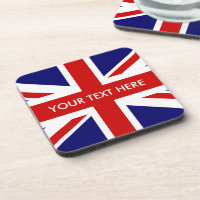 Britische Union Jack-Flagge Kork Untersetzer-Set