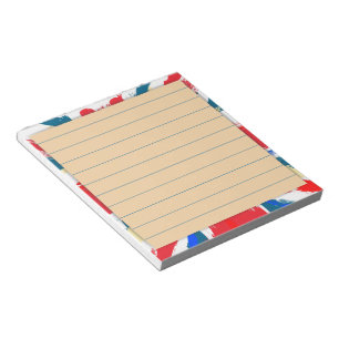 Britische Union Jack Flagge Vintage Abgenutzt Notizblock