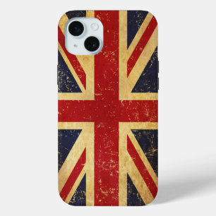 Britische Union Jack Flagge Vintage Case-Mate iPhone Hülle