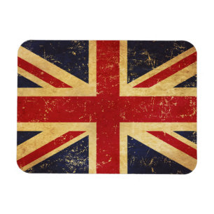 Britische Union Jack Flagge Vintage Magnet