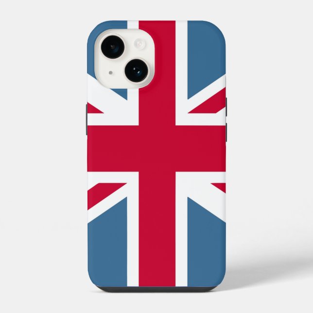 Britische Union Jack  iPhone Hülle (Rückseite)