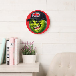 Britische Union Jack Kappe Wanduhr
