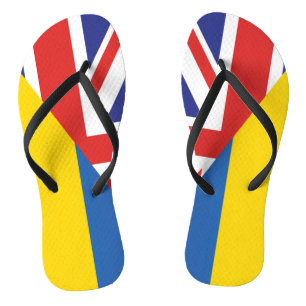 Britische Unterstützung für die Ukraine Sherpa Bla Flip Flops