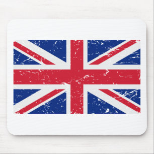 BRITISCHE Vintage Flagge Mousepad
