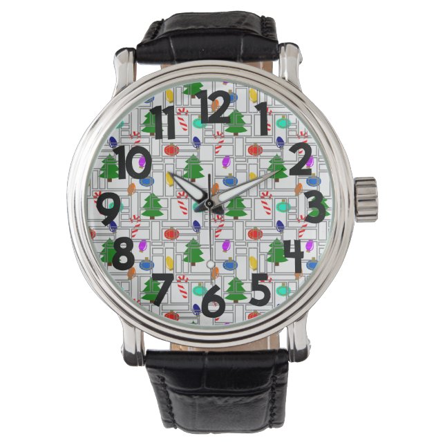 Britische Weihnachten Armbanduhr (Vorderseite)
