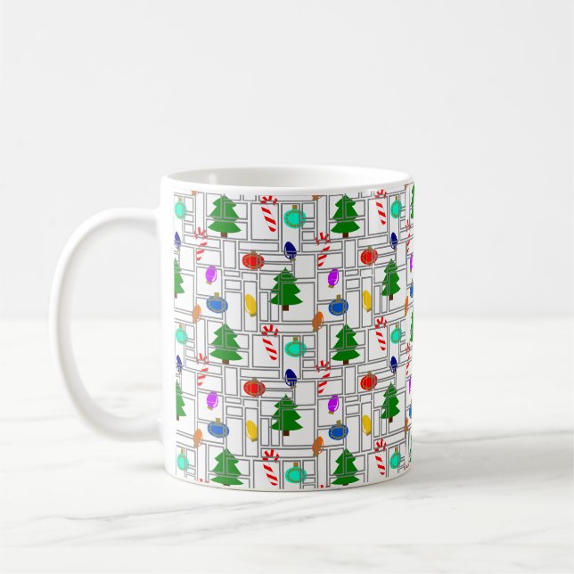 Britische Weihnachten Kaffeetasse (Links)