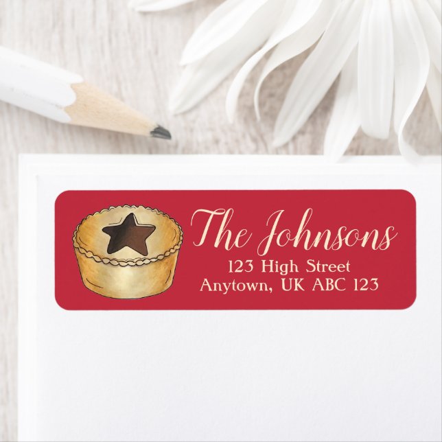 Britische Weihnachtsminze Pie Festive Holiday Part (Insitu)