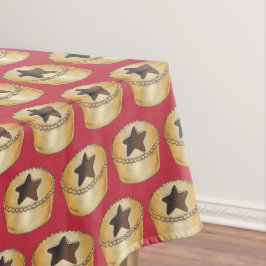 Britische Weihnachtsminze Pie Festive Holiday Part Tischdecke