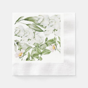 BRITISCHE WEISSE FLUSSFLÄCHENWASSERFARBE ART NAPKI SERVIETTE