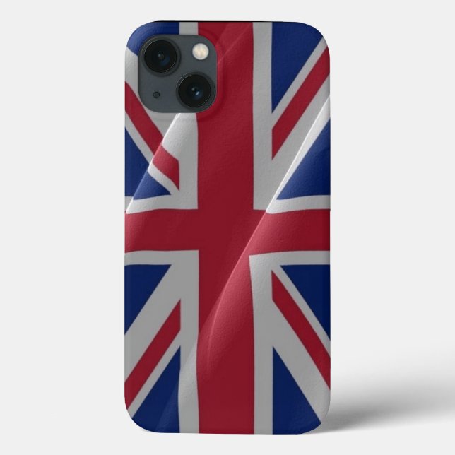 Britische Wellenflagge - Case-Mate iPhone Hülle (Rückseite)