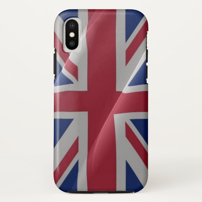 Britische Wellenflagge - Case-Mate iPhone Hülle (Rückseite)