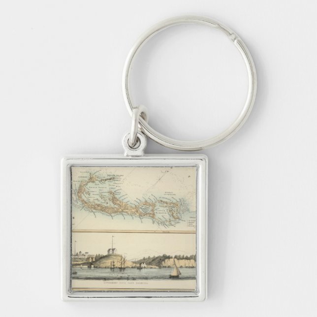 Britische Westindische Possession Schlüsselanhänger (Vorne)