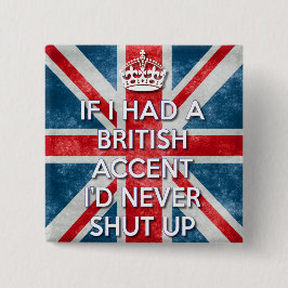 Britischer Akzent Button