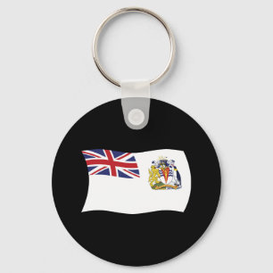Britischer Antarktis-Flaggen-Schlüsselanhänger Schlüsselanhänger