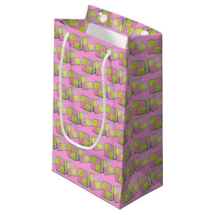 Britischer Battenberg-Marzipan-Schwammkuchen Bäcke Kleine Geschenktüte