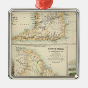 Britischer Besitz auf der Nordostküste Silbernes Ornament