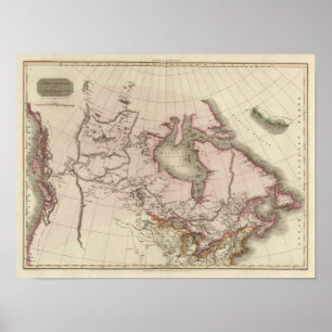 Britischer Besitz in Nordamerika Poster