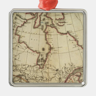 Britischer Besitz in Nordamerika Silbernes Ornament