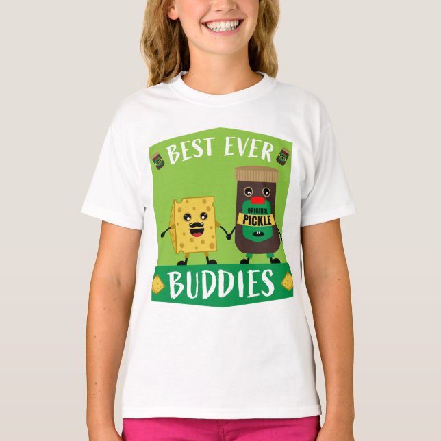 Britischer Cheddar-Käse und Pickle-Liebhaber T - S T-Shirt (Vorderseite)